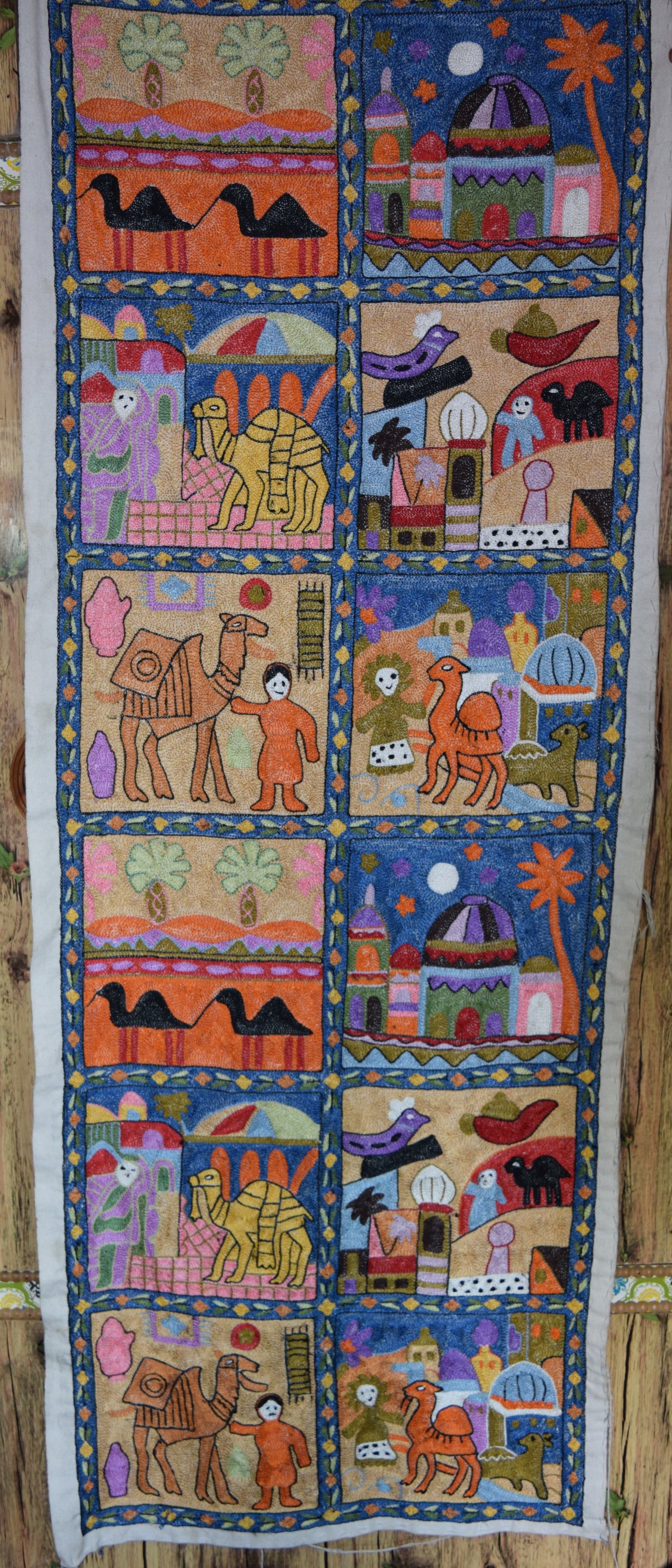 Aari work wall  Rug